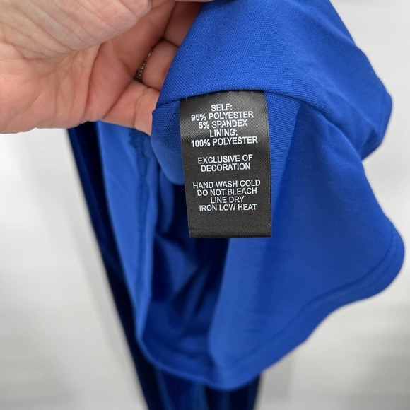 Lulu's Mira Velvet Midi Dress in Blue Size Small *Seamstress Special* - Picture 3 of 7